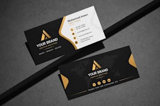 design a modern and professional business card
