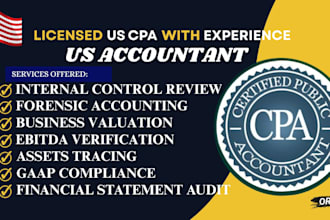 perform forensic accounting, fraud investigation and fiduciary accounting