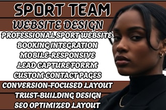 sports team website athlete website race website design wordpress website