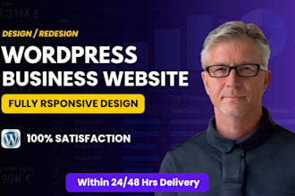 build or redesign wordpress business website with ai and gdpr compliant