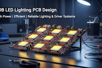 design cob led lighting pcb for illumination, driver and lighting systems