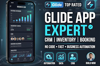 build glide app developer no code mobile web apps for business