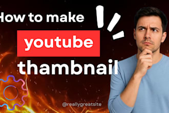 design eye catching youtube thumbnail and edit short videos