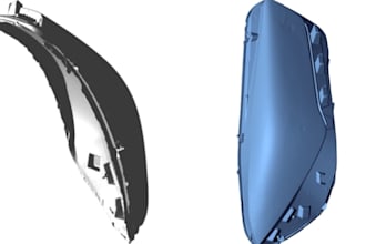 reverse engineer scan to cad 3d mesh stl to step cad modelling from scan data