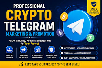 promote your crypto project with targeted telegram marketing