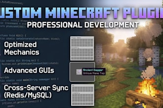 develop a custom minecraft plugin for your server