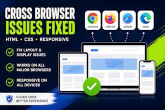 fix  cross browser issues in HTML CSS  website