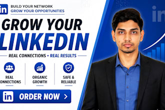 grow your linkedin profile with real connections and organic strategy