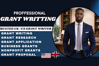 setup and write winning grant proposals for UK charities, cics, and nonprofits