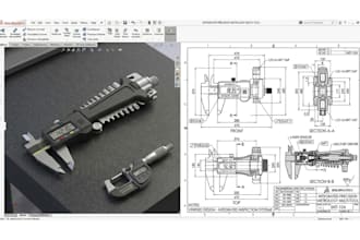 create technical 2d drawings for prototyping or manufacturing