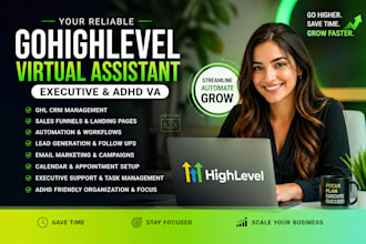 be your gohighlevel ghl virtual assistant executive adhd virtual assistant
