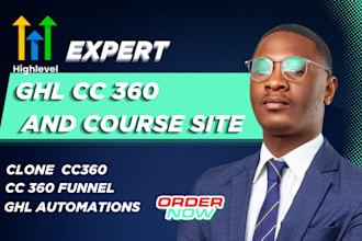 setup course creator 360 courses cc360 landing page sales funnel cc360 community