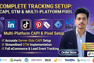 setup linkedin, tiktok and pinterest conversion API