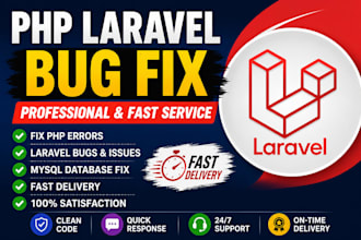 fix PHP laravel website bugs professionally