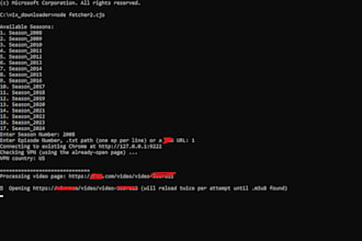 download hls, m3u8 and protected videos using automation