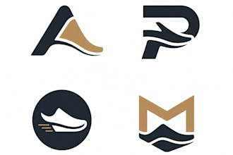 design a modern and minimalist shoes logo