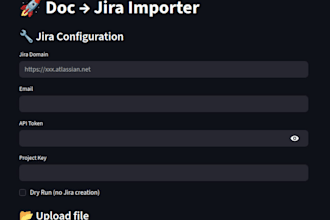 create your jira backlog and automate ticket creation from your requirements