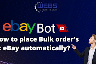 build amazon bot, etsy bot, ebay bot, auto listing bot, shopify bot, vinted bot