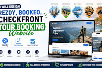 design rezdy bookeo checkfront city hiking boat food desert tour booking website