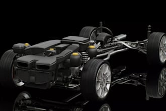 3d car chassis model,engine,frame,pickup truck,monocoqu,exhaust,steering,part,uv