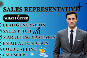 high ticket sales closer sales rep sdr b2b lead genaration represative