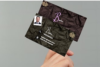 design double sided business card for your company