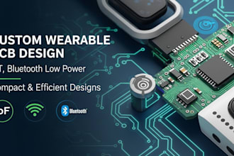 design wearable device pcb for iot bluetooth and low power electronicesl