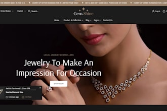 build jewelry website jewelry shopify store fashion store jewelry earrings store