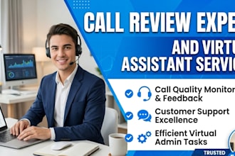 review your customer service calls and provide detailed feedback