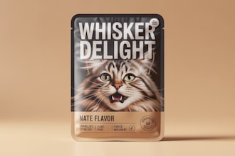 design creative box, pouch and label packaging design