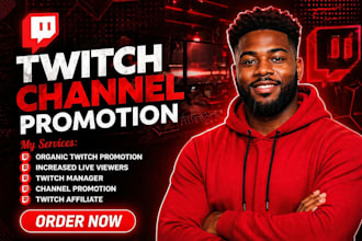 do twitch promotion for organic twitch viewers and live stream growth