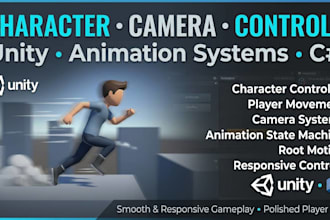 create advanced character movement and 3c systems in unity