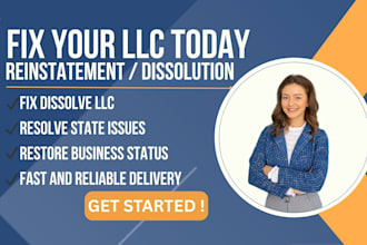 reinstate or dissolve your US llc and fix compliance issues