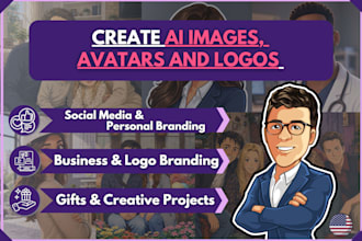 create ai images, avatars and logo for you