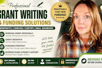 write winning nonprofit and church grant proposals to secure funding