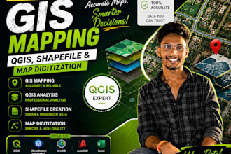 do gis mapping, qgis, shapefile and map digitization