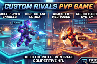 build rivals roblox game, roblox game development
