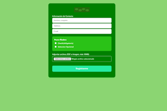 create a customized landing page