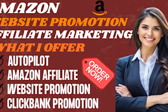 do amazon affiliate, clickbank promotion and website promotion
