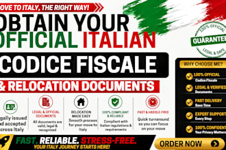 obtain your official italian codices fiscale and relocation documents