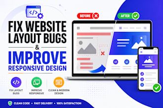 fix website layout bugs and improve responsive design