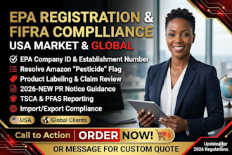 do epa registration, pesticide compliance,and fix amazon pesticide listing error