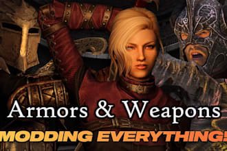 make modded armor and weapons for your skyrim adventures