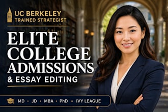 provide expert college admissions consulting and essay editing