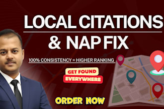 build local citations and fix nap for local SEO