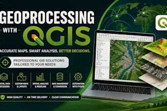 create gis maps, spatial analysis and geoprocessing in qgis