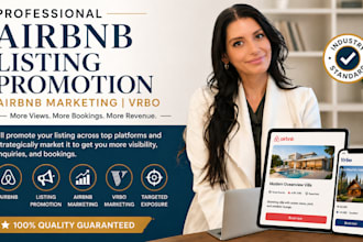 do airbnb promotion, vrbo marketing, airbnb listing, airbnb marketing, vrbo