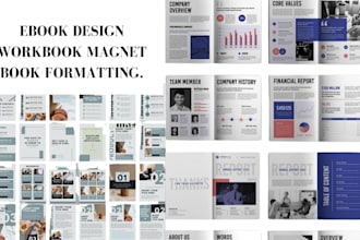 create canva ebook design PDF lead magnet workbook planner or KDP journal