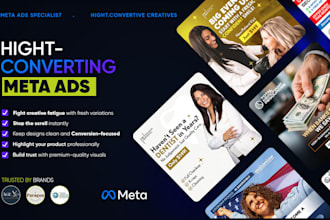 design static facebook, instagram ads and meta ads creatives