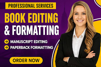 do book editing and formatting, manuscript editing, paperback formatting